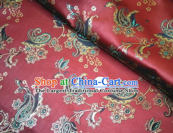 Traditional Chinese Royal Palace Pattern Design Brocade Fabric Silk Fabric Chinese Fabric Asian Material