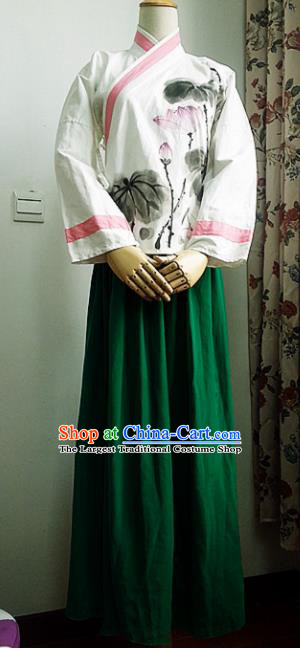 Chinese Ancient Ming Dynasty Costumes Traditional Hanfu Dress for Women