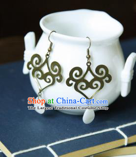 Traditional Chinese Ancient Hanfu Jewelry Accessories Earrings for Women