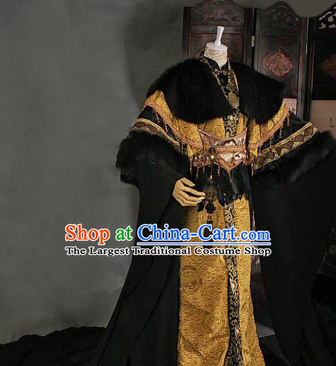 Chinese Traditional Ancient Swordsman Royal Highness Costumes for Men