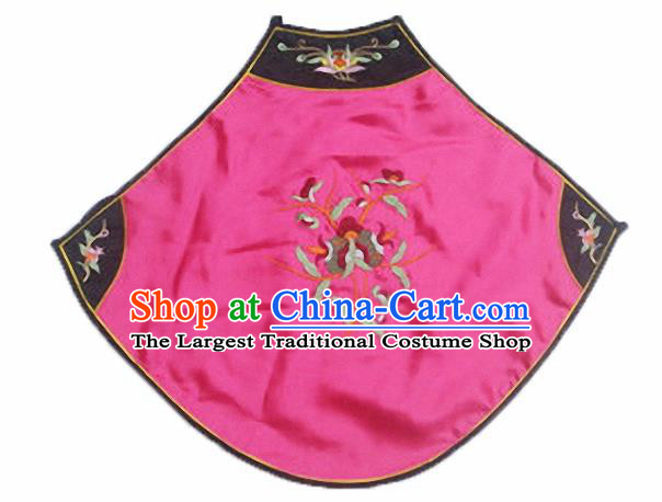 Chinese Traditional Underwear Ancient Costume Embroidered Rosy Bellyband for Women