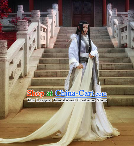Chinese Traditional Ancient Royal Highness Swordsman Costumes for Men