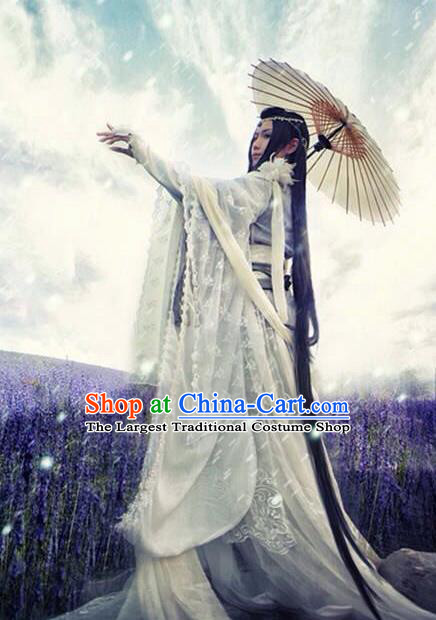 Chinese Traditional Ancient Royal Highness Swordsman Costumes for Men