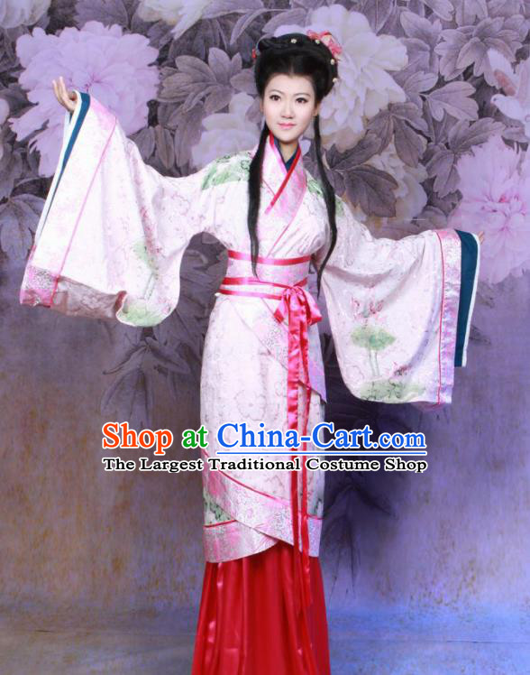Chinese Ancient Princess Fairy Hanfu Dress Han Dynasty Imperial Consort Historical Costumes for Women