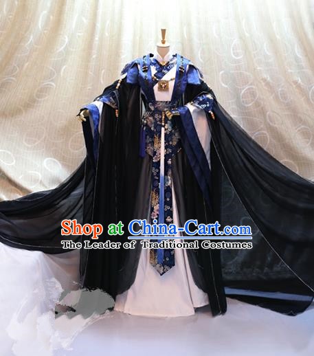 Traditional China Ancient Cosplay Swordswoman Clothing Han Dynasty Palace Lady Costumes for Women