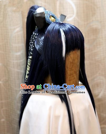 Ancient Chinese Costume hanfu Chinese Wedding Dress traditional china Cosplay Swordsman Wig Clothing