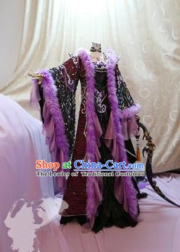 China Ancient Cosplay Swordswoman Clothing Traditional Imperial Concubine Dress Clothing for Women