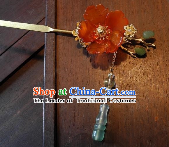 Chinese Handmade Classical Hairpins Ancient Hanfu Headdress Hair Accessories Hair Stick for Women