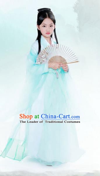 Traditional Chinese Han Dynasty Palace Lady Costume China Ancient Fairy Dress Clothing for Kids