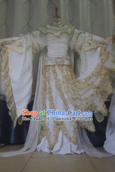 Traditional China Ancient Cosplay Fairy Costume Princess Hanfu Dress Clothing for Women