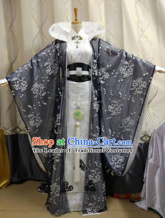 Traditional China Ancient Cosplay Queen Costume Princess Hanfu Dress Clothing for Women