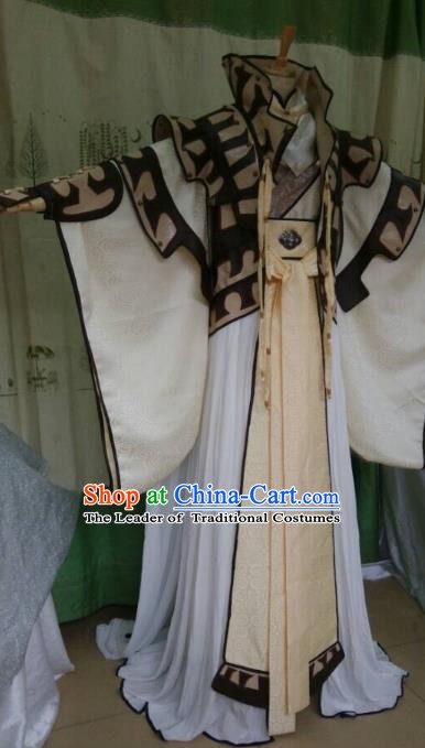 Ancient Chinese Costume hanfu Chinese Wedding Dress traditional china Cosplay Swordsman Wig Clothing Headwear