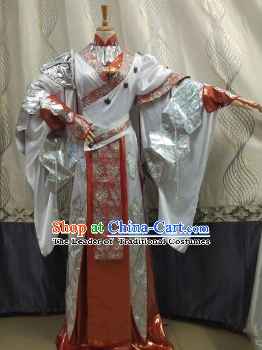 China Ancient Cosplay Female Costume Traditional Halloween Swordsman Hanfu Clothing for Women