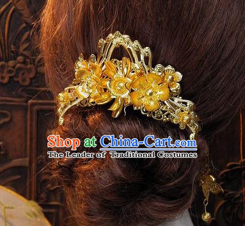 Chinese Handmade Classical Hair Accessories Ancient Wedding Hanfu Headwear Hairpins for Women