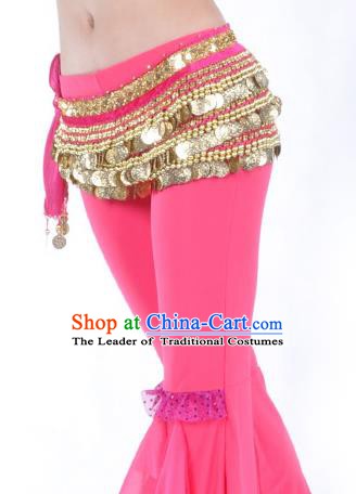 Rosy Waistband Asian Indian Belly Dance Waist Accessories India National Dance Belts for Women