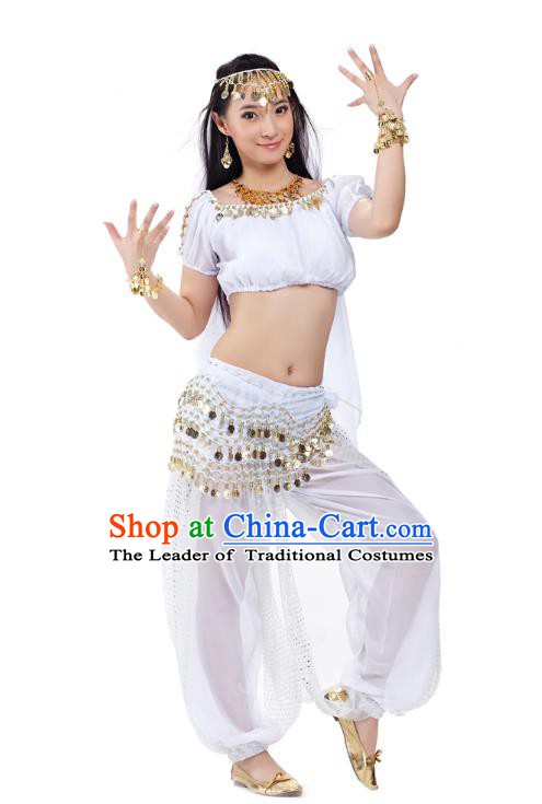 Traditional Asian Indian Belly Dance Costume Stage Performance India National Dance Dress Accessories Belts for Women