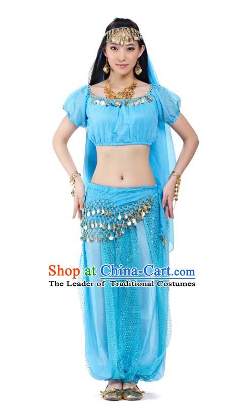 Traditional Asian Indian Belly Dance Costume Stage Performance India National Dance Dress Accessories Belts for Women