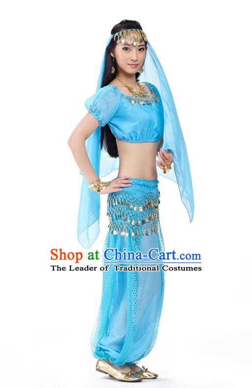 Traditional Asian Indian Belly Dance Costume Stage Performance India National Dance Dress Accessories Belts for Women