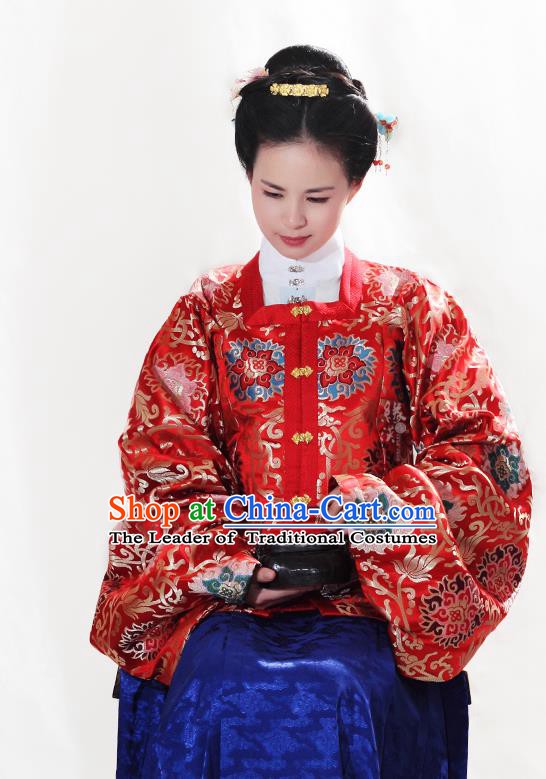 Traditional Chinese Ancient Costume China Wedding Dress Ancient Ming Dynasty Hanfu Princess Clothing