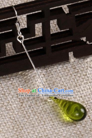 Chinese Handmade Classical Earrings Accessories Ancient Princess Eardrop for Women