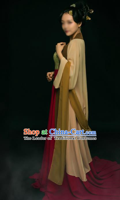 Traditional Ancient Chinese Costume Chinese Style Wedding Dress Ancient Tang Dynasty hanfu princess Clothing