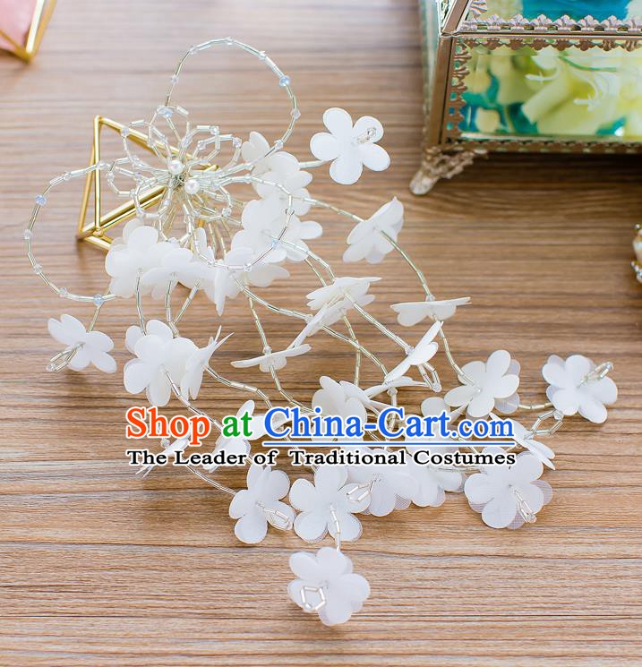 Handmade Classical Wedding Hair Accessories Bride Flowers Hair Claw Headband for Women