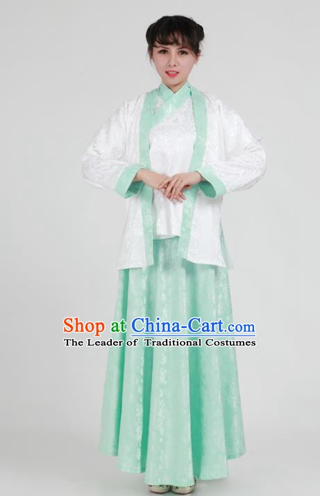 Traditional China Song Dynasty Young Lady Costume, Chinese Ancient Hanfu Clothing for Women