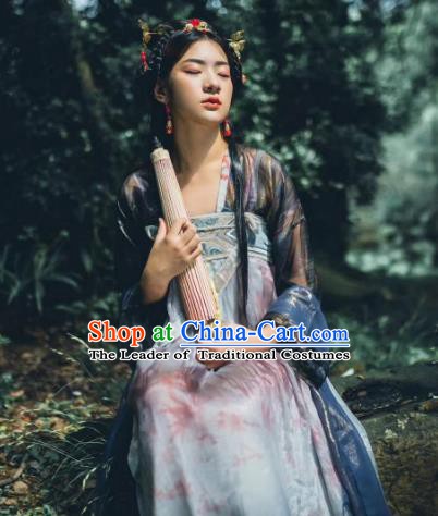 Traditional Ancient Chinese Costume Chinese Style Wedding Dress Ancient Tang Dynasty hanfu princess Clothing