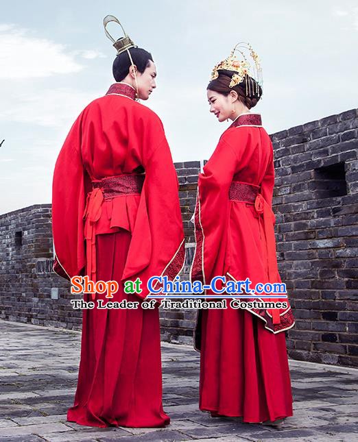 Traditional Chinese Ancient Costume China Wedding Dress Ancient Tang Dynasty Hanfu Princess Clothing