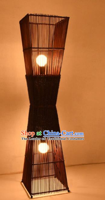 Traditional Chinese Carving Bamboo Lanterns Handmade Lantern Ancient Floor Lamp