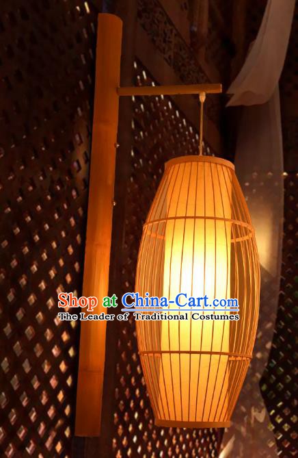 Traditional Asian Rattan Wall Lanterns Handmade Lantern Ancient Lamp