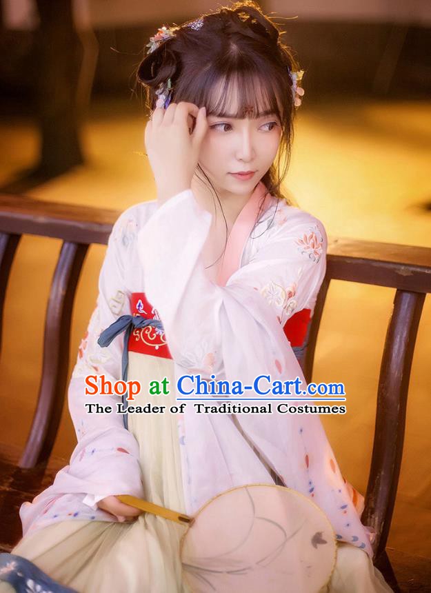 Traditional Chinese Ancient Costume China Ancient Tang Dynasty Hanfu Princess Dress Clothing