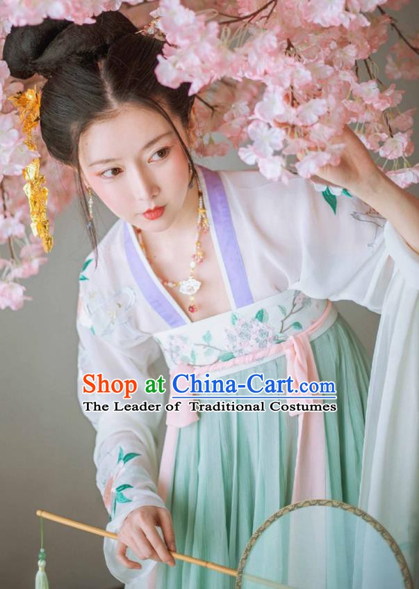 Traditional Chinese Ancient Costume China Ancient Tang Dynasty Hanfu Princess Dress Clothing