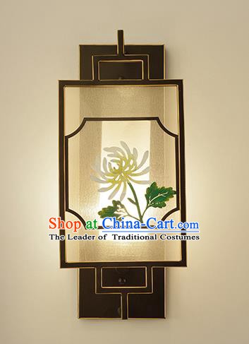 Traditional China Ancient Chrysanthemum Lanterns Handmade Wall Lantern Ancient Lamp