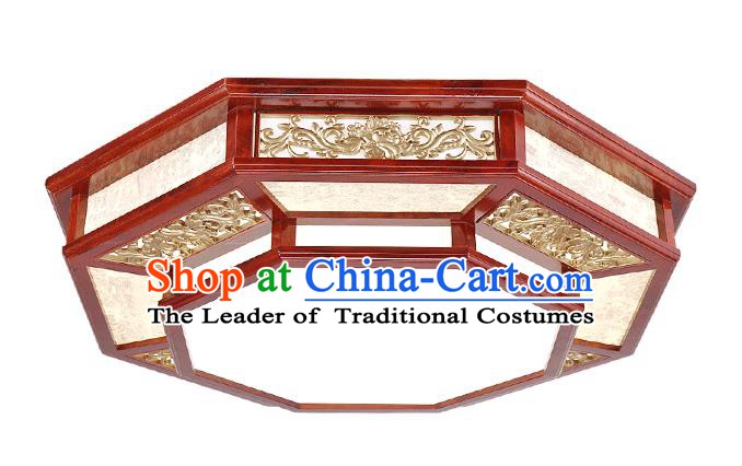 Traditional Chinese Carving Palace Lantern Handmade Ceiling Lanterns Ancient Lamp