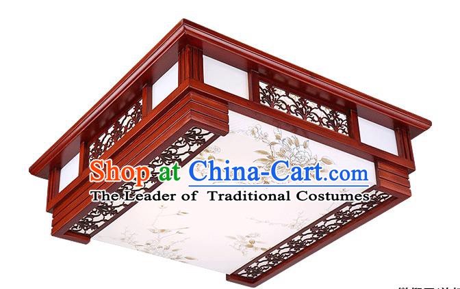 Traditional Chinese Painted Palace Lantern Handmade Ceiling Lanterns Ancient Lamp