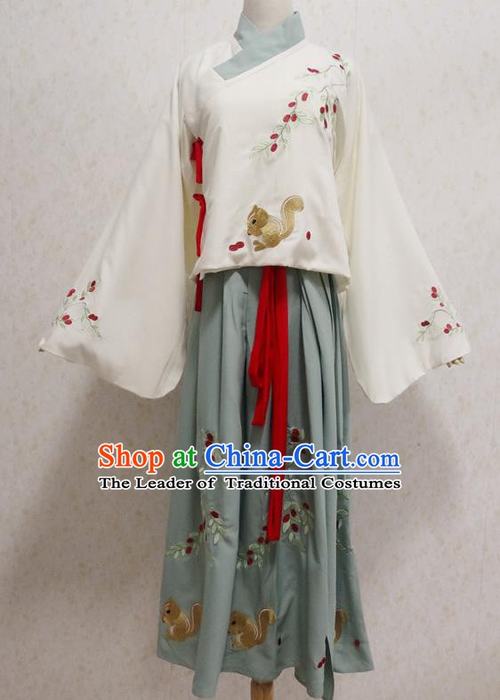 Traditional Chinese Ancient Costume China Wedding Dress Ancient Jin Dynasty Hanfu Princess Clothing