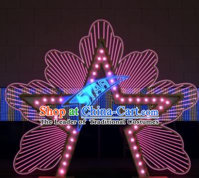 Traditional Star Light Show Decorations Lamps Stage Display Lamplight LED Lanterns