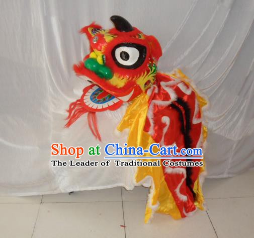 Professional Lion Dance Jongs Lion Dancing Zhuang Instrument Pieces Set Dragon Dance Costume Drum