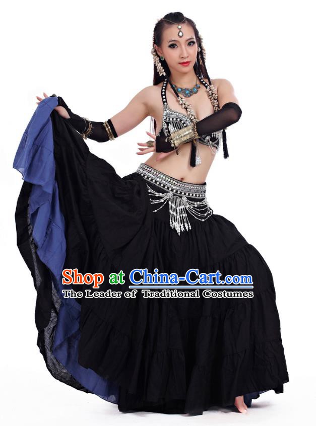 Indian Primitive Tribe Belly Dance Costume India Oriental Dance Clothing for Women