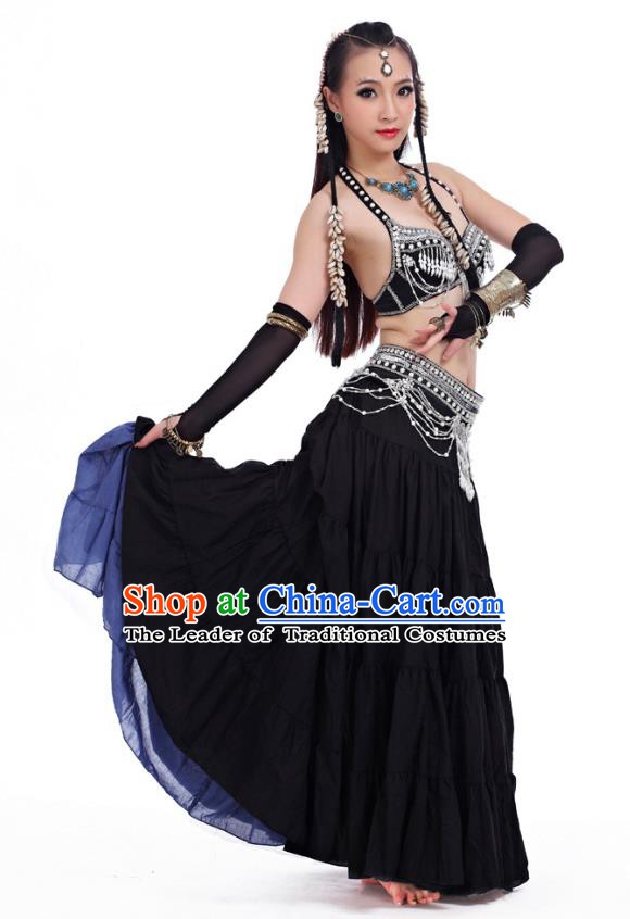 Traditional Asian Indian Belly Dance Costume Stage Performance India National Dance Dress Accessories Belts for Women