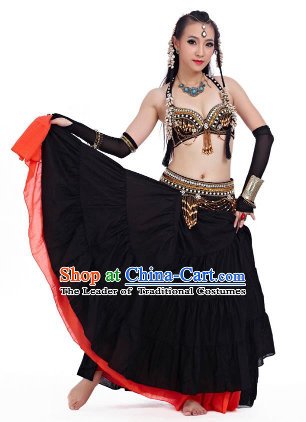 Indian Primitive Tribe Belly Dance Dress Costume India Oriental Dance Clothing for Women