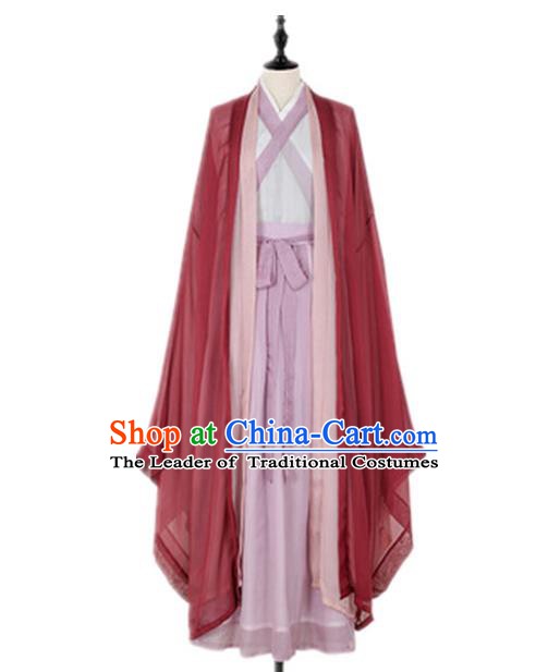 Traditional Chinese Ancient Costume China Wedding Dress Ancient Jin Dynasty Hanfu Princess Clothing