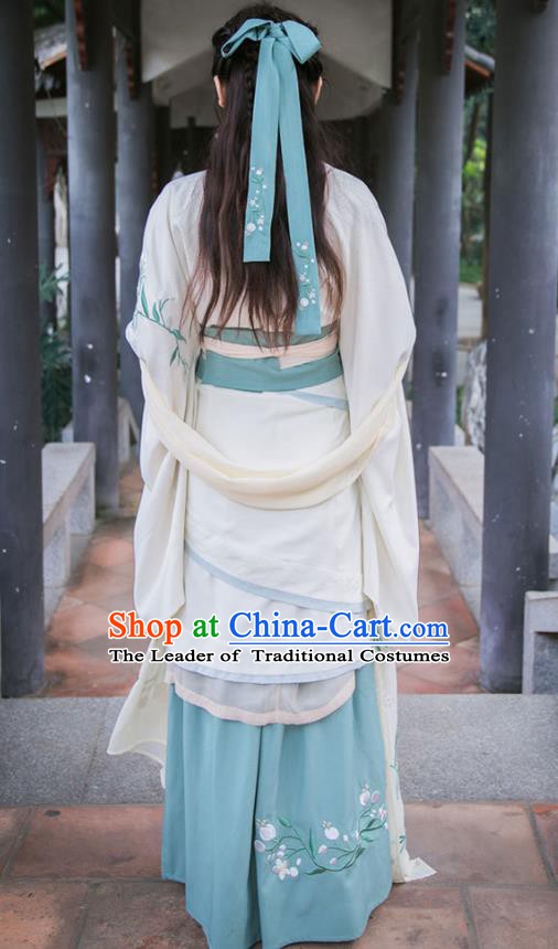 Traditional Chinese Ancient Costume China Wedding Dress Ancient Jin Dynasty Hanfu Princess Clothing