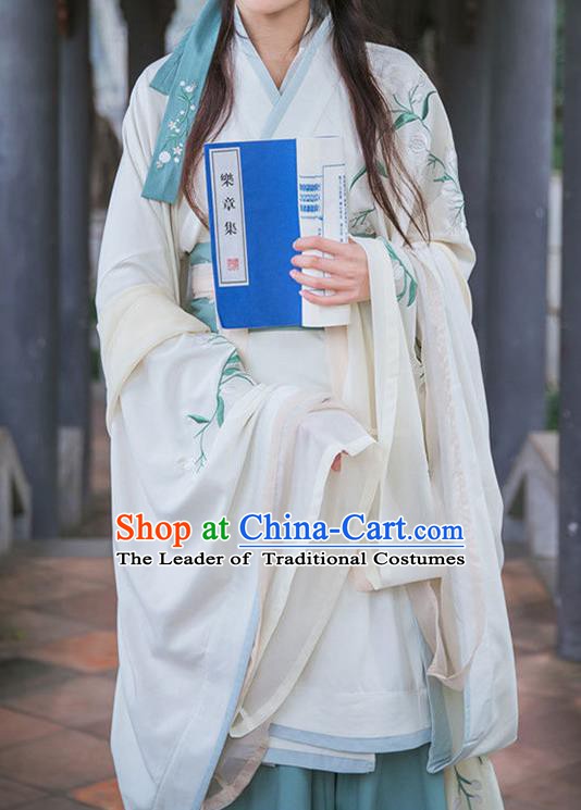 Traditional Chinese Ancient Costume China Wedding Dress Ancient Jin Dynasty Hanfu Princess Clothing