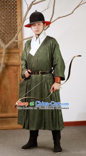 Chinese Ancient Ming Dynasty Imperial Bodyguard Embroidered Costume for Men
