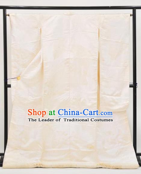 Japan Traditional Furisode Kimonos Costume Japanese Shiromuku Yukata Dress for Women