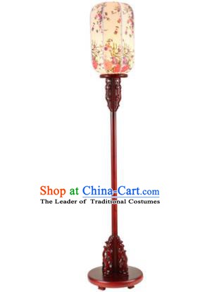 Traditional Asian Chinese Lanterns China Ancient New Year Printing Floor Lamp Palace Lantern