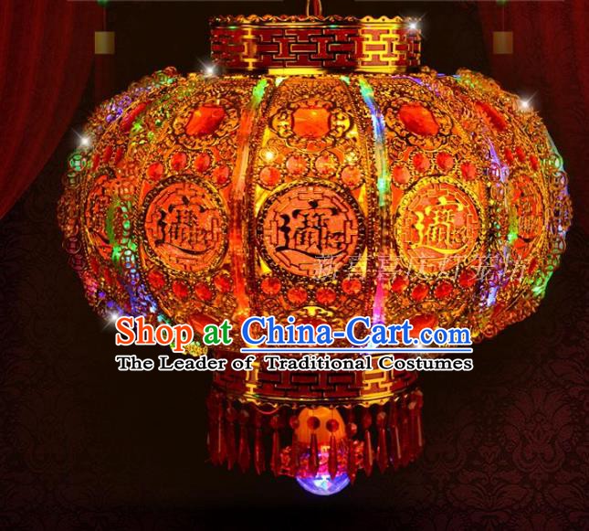 Chinese Handmade Palace Lanterns Traditional New Year Colorful Hanging Lantern