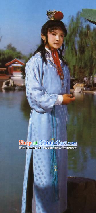 Chinese A Dream in Red Mansions Jai Baoyu Replica Costumes Ancient Nobility Childe Historical Costume for Men